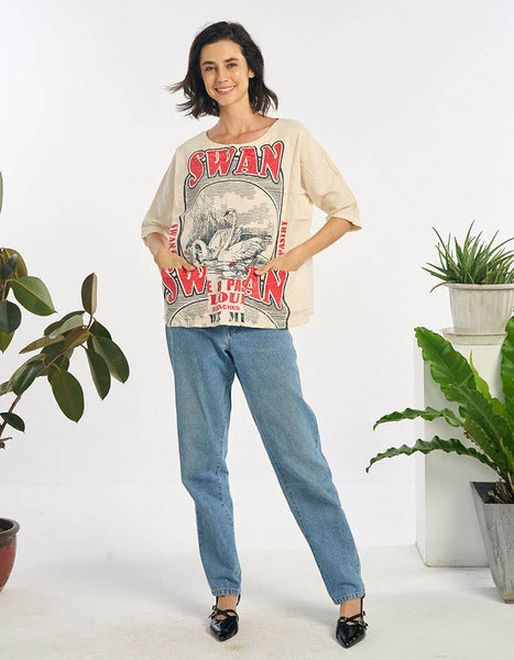 Vintage Print Top