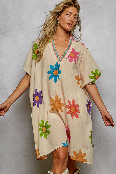 Lena V Neck Dress