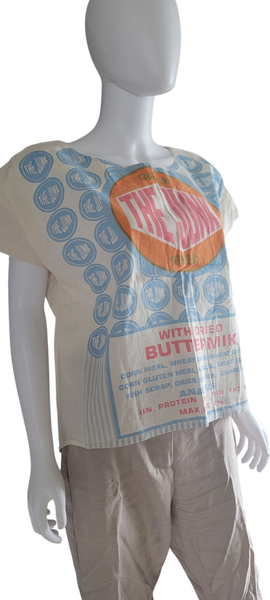 Buttermilk Flour Sack Top