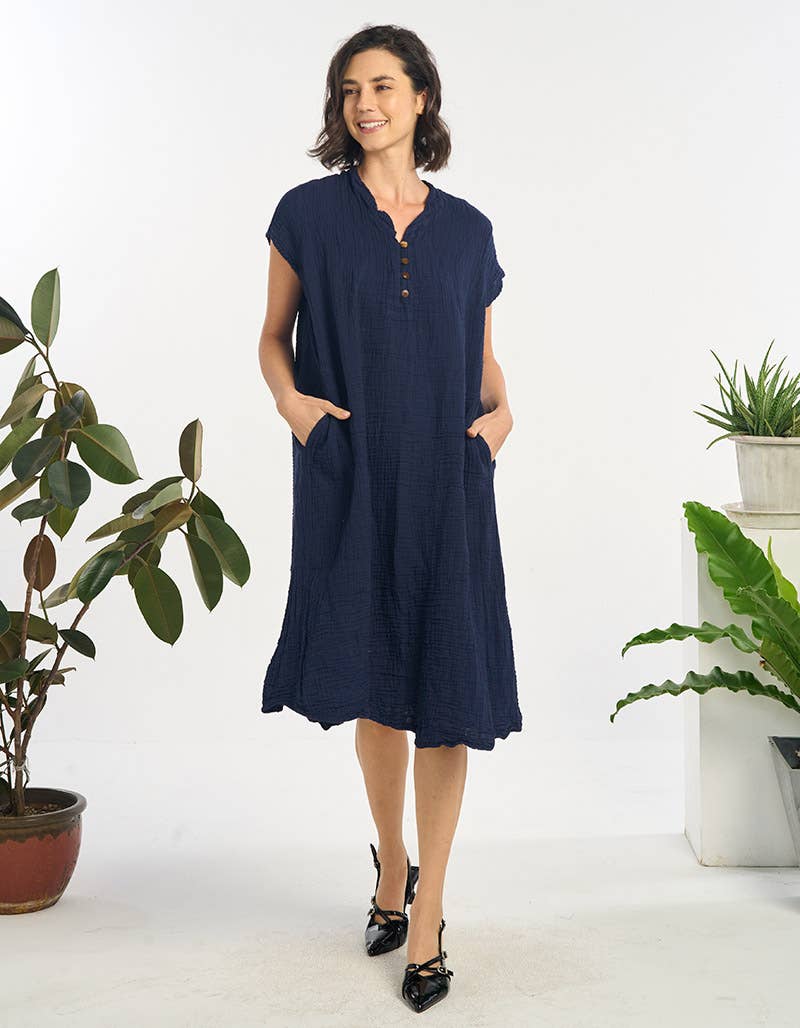 Iris Cotton Gauze Dress