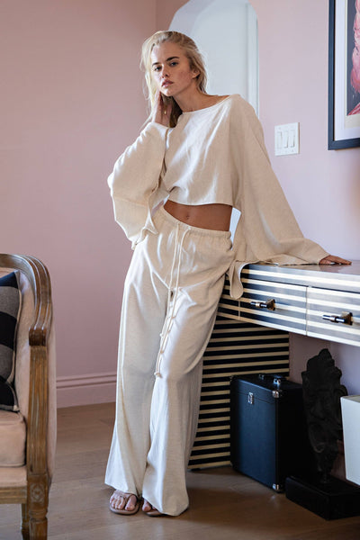 Amber Linen Top and Pant Set