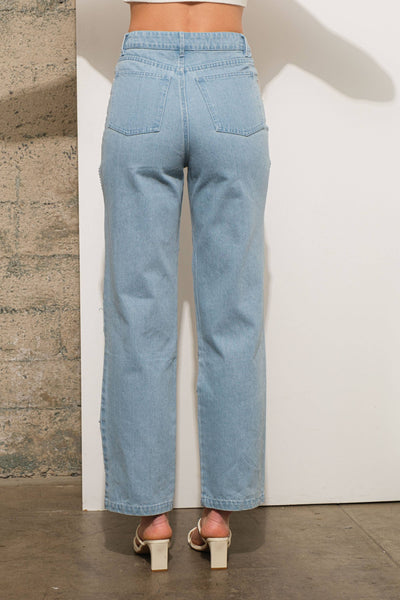 Hollow Cut Out Hearts Jeans