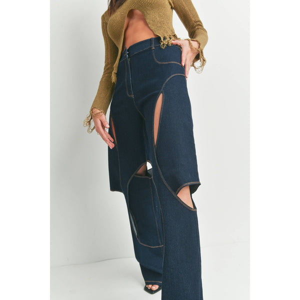 Origami Cut Out Jeans