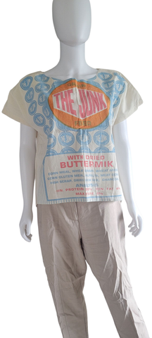 Buttermilk Flour Sack Top