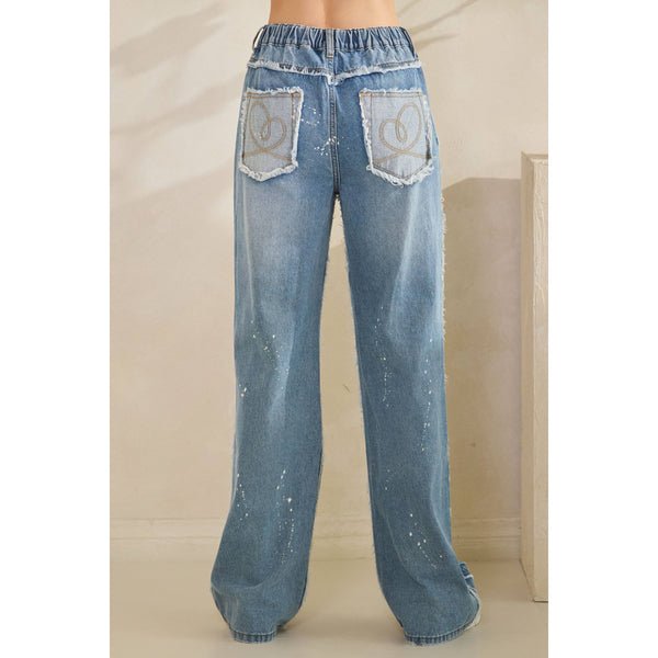 Rumi Heart Cutout Jeans