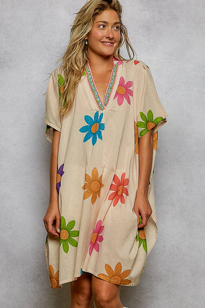 Lena V Neck Dress