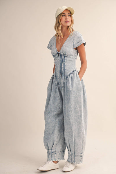 Kali Barrel Leg Jumpsuit