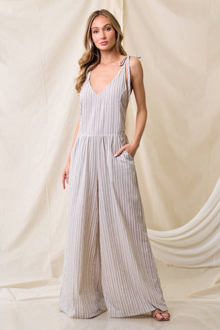 Taylor Striped Jumpsuit