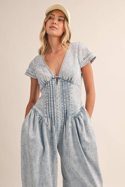 Kali Barrel Leg Jumpsuit