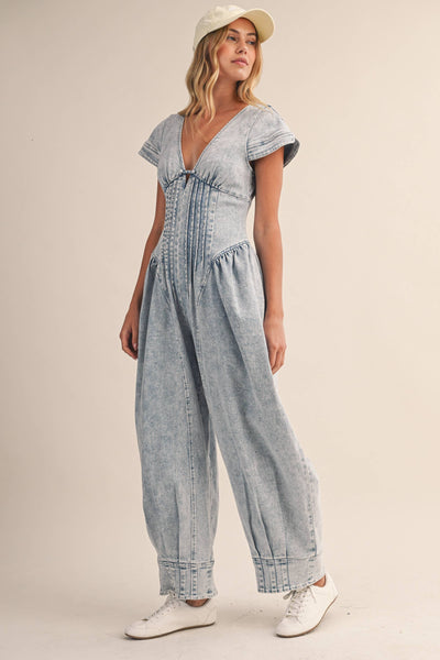 Kali Barrel Leg Jumpsuit