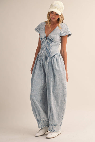 Kali Barrel Leg Jumpsuit