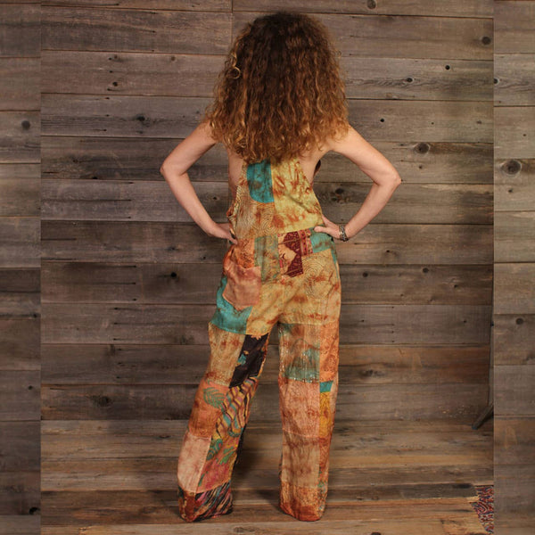Riley Patchwork Overalls