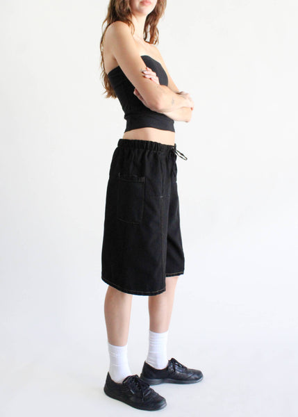 Hillside Eco-Denim Wide Leg Shorts