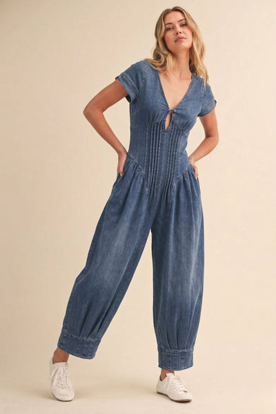 Kali Barrel Leg Jumpsuit