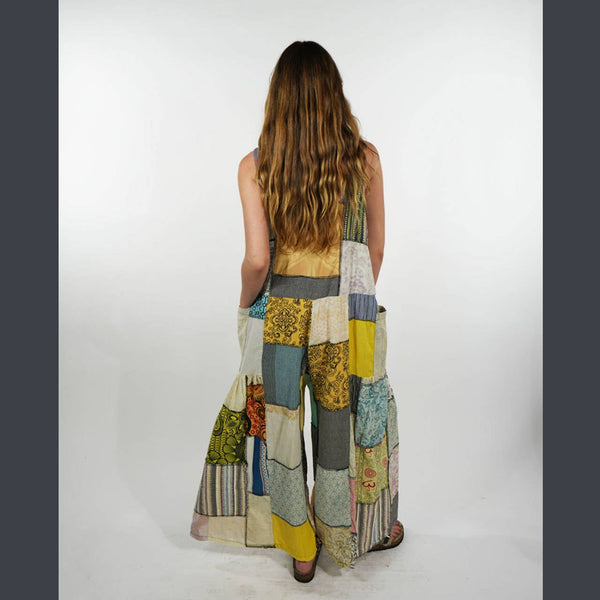 Mira Patchwork Cotton Jumper