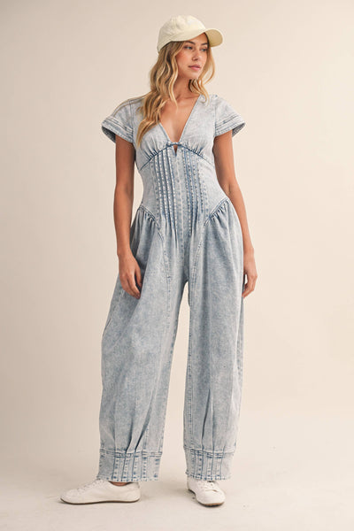 Kali Barrel Leg Jumpsuit