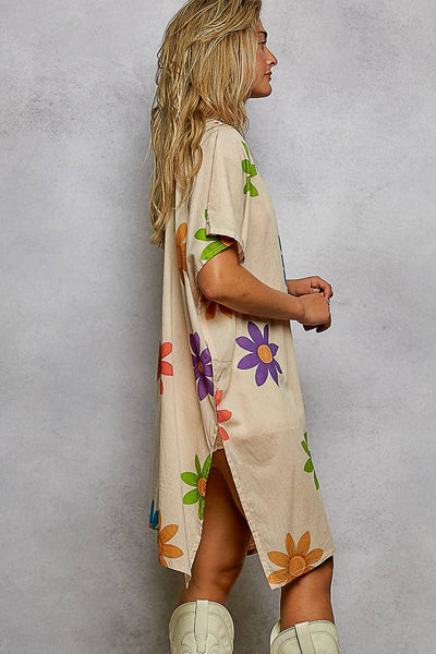 Lena V Neck Dress