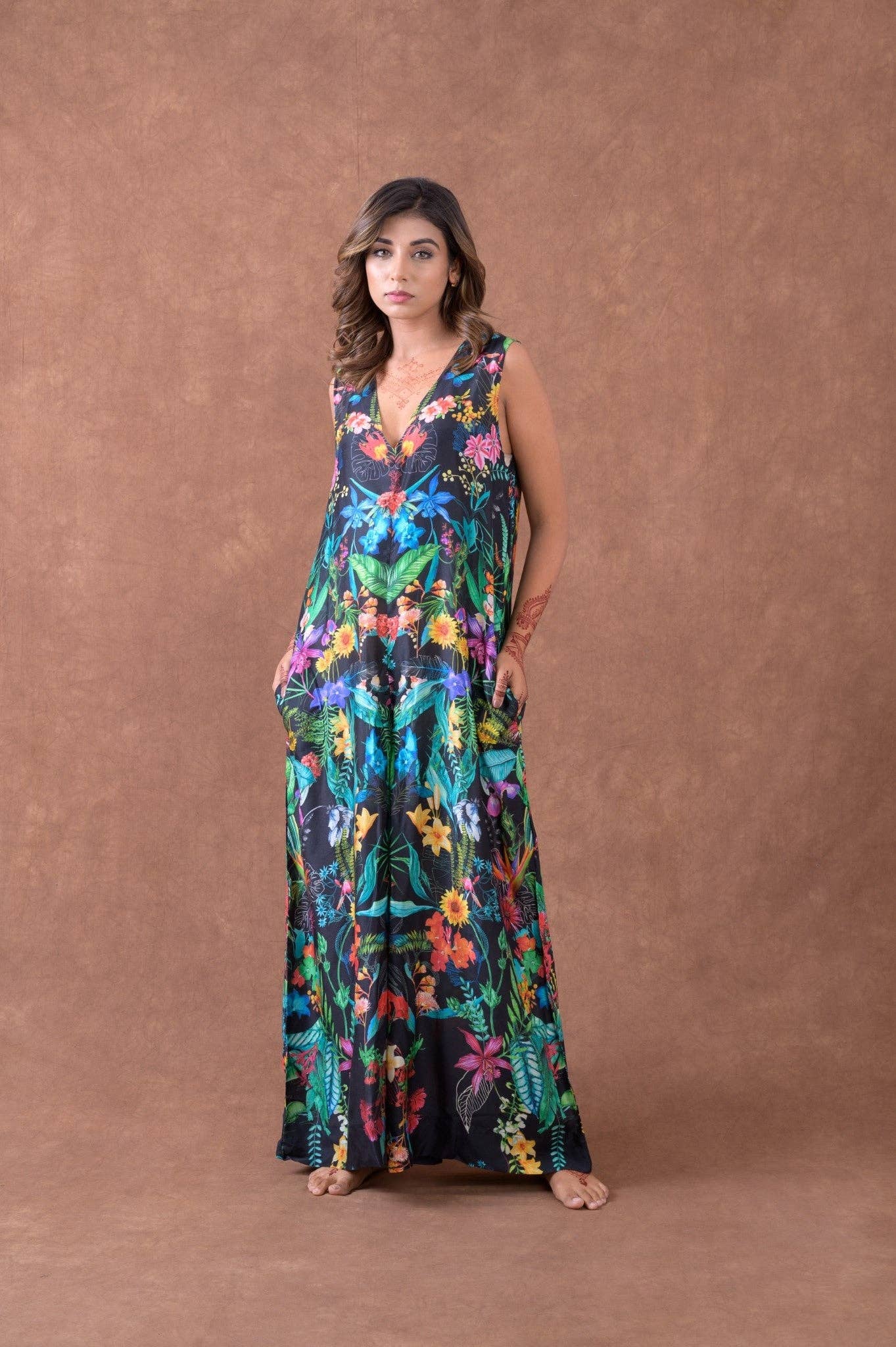 Rhea Silk Jumpsuit