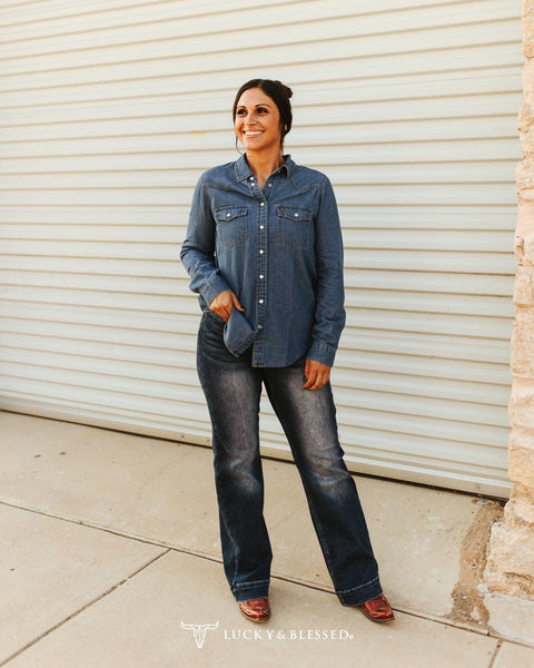 Susie Western Denim Shirt
