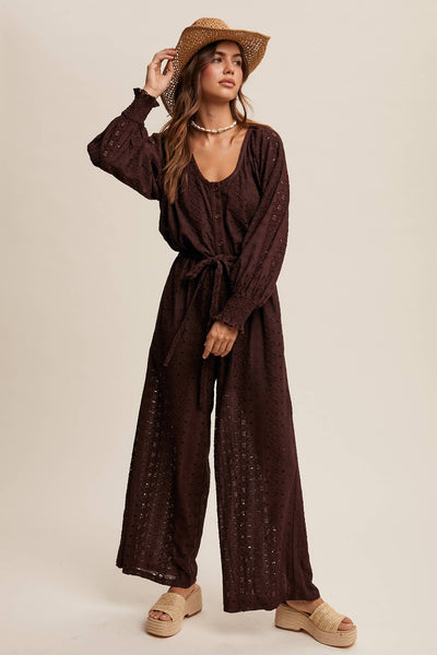 Gwynn Eyelet Lace Jumpsuit