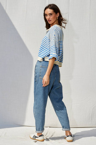 Striped Slouchy Sweater