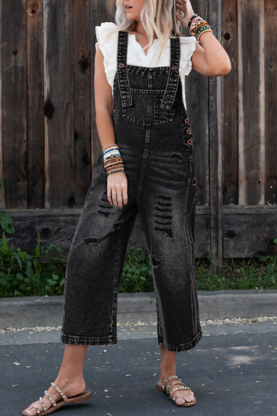 Sophie Distressed Bib Overall