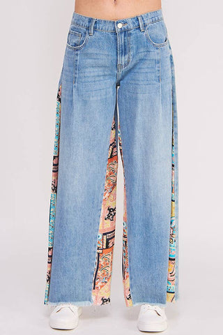 Paisley Patchwork Jeans