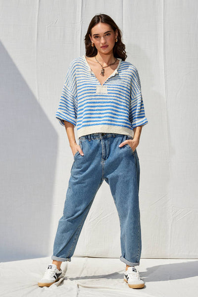 Striped Slouchy Sweater