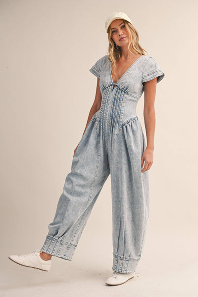 Kali Barrel Leg Jumpsuit