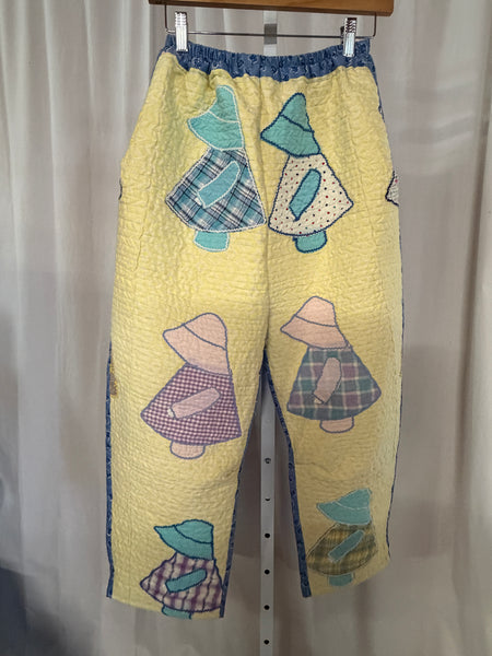 Upcycled Vintage Cotton Barrel Pants