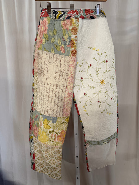 Upcycled Vintage Cotton Barrel Pants