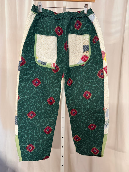 Upcycled Vintage Cotton Barrel Pants