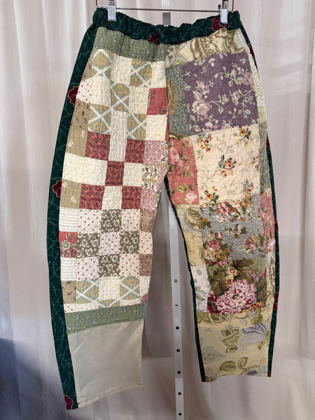 Upcycled Vintage Cotton Barrel Pants