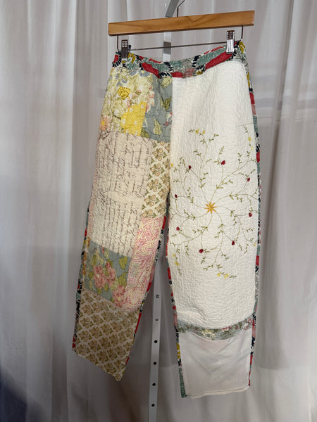 Upcycled Vintage Cotton Barrel Pants