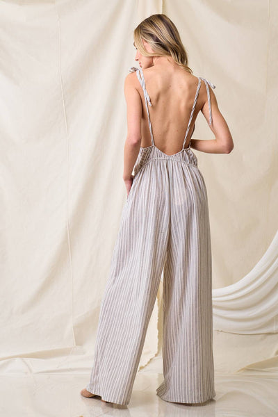 Taylor Striped Jumpsuit