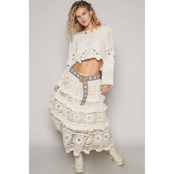 Sydney Cropped Crochet Top