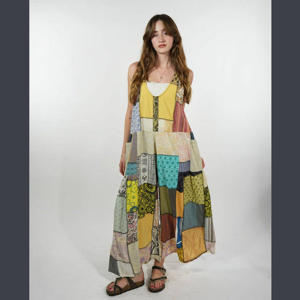 Mira Patchwork Cotton Jumper