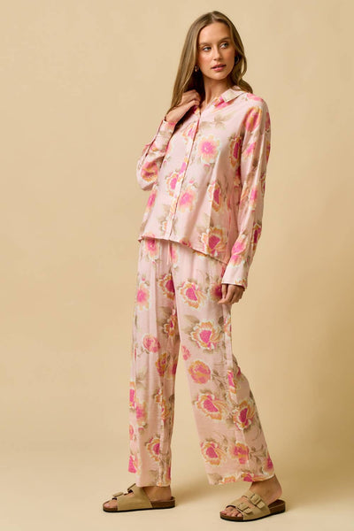 Bloom in Pink Print Pant