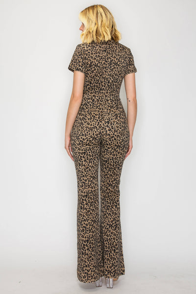 Amanda Leopard Print Jumpsuit