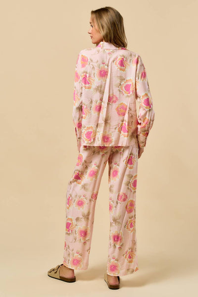 Bloom in Pink Print Pant