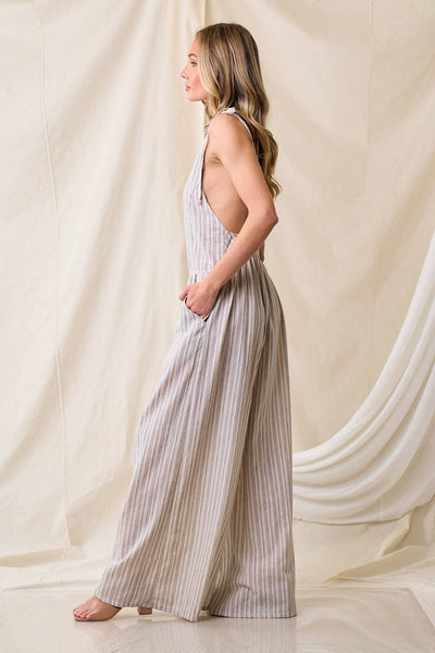 Taylor Striped Jumpsuit