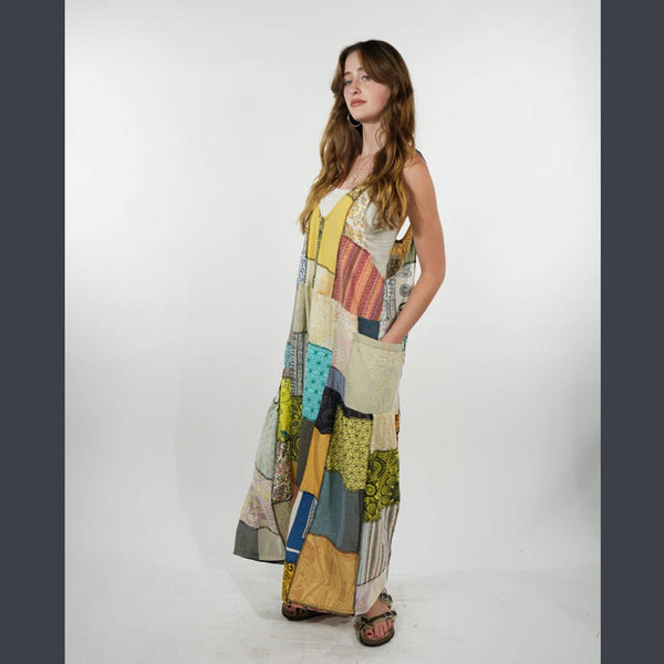 Mira Patchwork Cotton Jumper