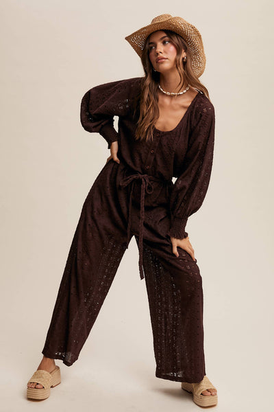 Gwynn Eyelet Lace Jumpsuit
