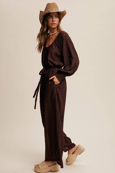 Gwynn Eyelet Lace Jumpsuit