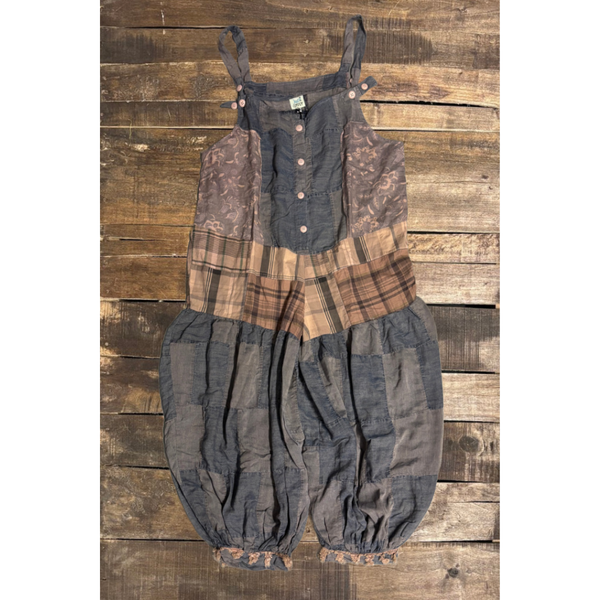 Patched Together Overalls