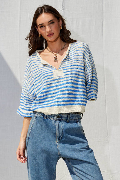 Striped Slouchy Sweater