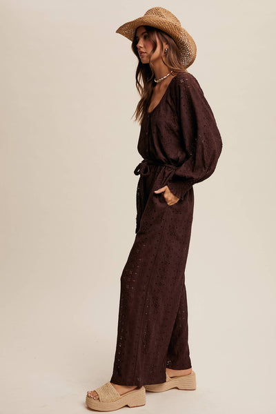 Gwynn Eyelet Lace Jumpsuit