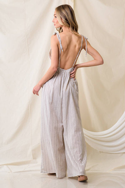 Taylor Striped Jumpsuit