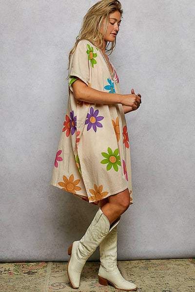Lena V Neck Dress