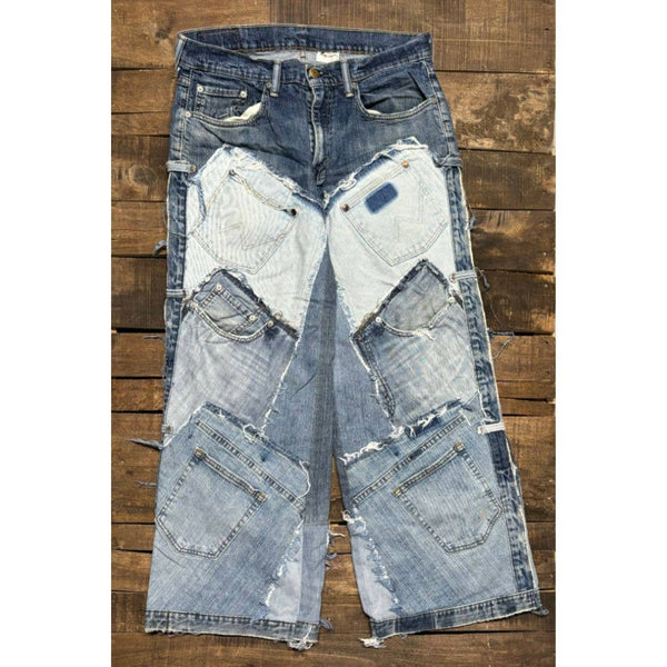 Zoey Patched On Up Jeans